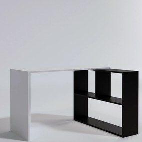 Masă PC Cavalier (Alb + Negru). 1072418