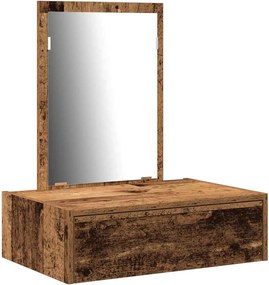 vidaXL Masă de Machiaj cu sertar Maro 60 x 40 x 70 cm Lemn compozit