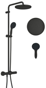 Grohe Vitalio Start System set de dus perete cu termostat da negru 266772431