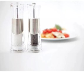 Cole&Mason - Set 2 râșnițe sare și piper BOBBI, 18,5 cm