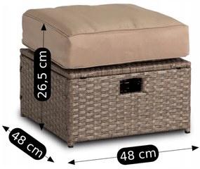JAKS Mobilier ratan bej Florida