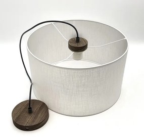 Lustră pe cablu Brilagi ANTHONY 1xE27/60W/230V stejar nuc/alb