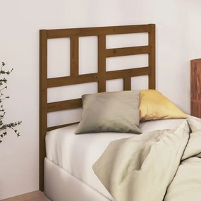 vidaXL Tăblie de pat, maro miere, 106x4x104 cm, lemn masiv de pin