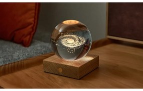 Decorațiune luminoasă maro închis cu USB Amber – Gingko