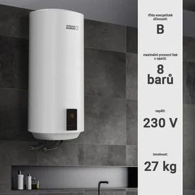 AQUAMARIN Boiler de apă electric suspendat 100 L, alb