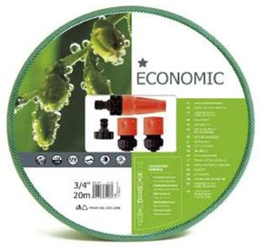 Furtun apa 3/4" / 20m cu stropitor-conector-cuple