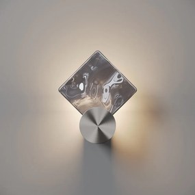 Aplica de perete LED metal platinum Quadro