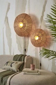 Aplica de perete eco din iuta Iguazu S disc 40cm, nat