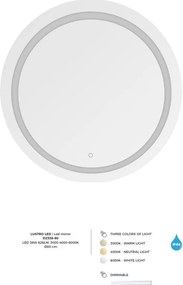 Oglinda baie cu iluminat LED IP44 Mirror LED 80cm
