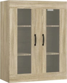 vidaXL Dulap de perete suspendat, stejar sonoma, 69,5x34x90 cm