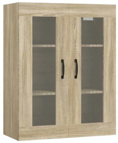812288 vidaXL Dulap de perete suspendat, stejar sonoma, 69,5x34x90 cm