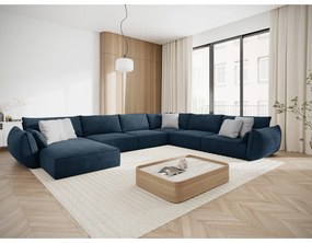 Colțar albastru închis (pe partea dreaptă) Vanda – Mazzini Sofas