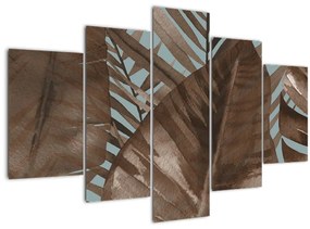 Tablou - Frunze de palmier acvarel (150x105 cm)