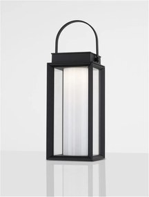 Lampa LED solara portabila iluminat exterior decorativ VERHAAL negru