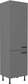 Dulap bucătărie pentru alimente Nesia 60 DK-215 2F (Antracit). 1049709