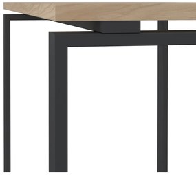 Birou cu blat cu aspect de lemn de stejar 60x120 cm Sign – Tvilum