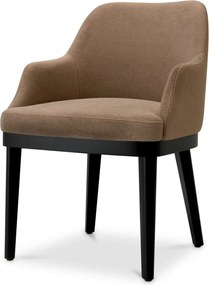 Scaun design LUX cu raft lateral Costa, Sabino brown