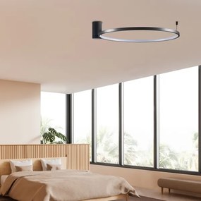 Plafonieră LED NOEMI LED/20W/230V 4000K d. 50 cm negru