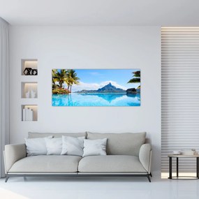 Tablou - Palmieri și plaje (120x50 cm)