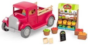 Set de jucării Li'l Woodzeez camionetă de fermier cu stand pentru mâncare 3xAAA