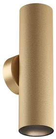 Aplica de perete design tehnic Artisan auriu mat