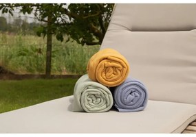 Pătură albastră din polar/fleece 130x160 cm Riso – Tiseco Home Studio