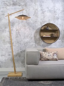 Lampadar din bambus KALIMANTAN orizontal S natur, 44cm