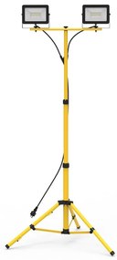 Proiector LED cu suport 2xLED/50W/230V 4000K IP44