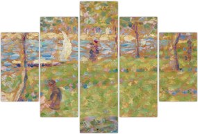 Tablou - Georges Seurat, Study for "La Grande Jatte", reproducere (150x105 cm)