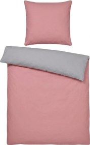 Lenjerie de pat din bumbac VELORIA roz Dimensiune lenjerie de pat: 70 x 80 cm | 140 x 200 cm