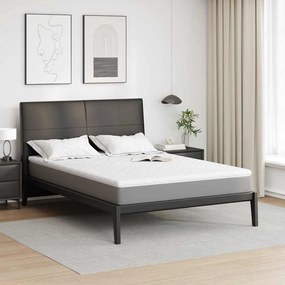 vidaXL Păturile pentru saltea Alb 140 x 190 cm Polyester fără adeziv