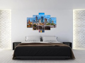 Tablou cu orașul Melbourne (150x105 cm)