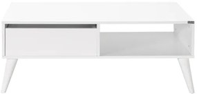 Măsuță de cafea 42x110 cm alb