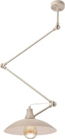 Brilagi - Lustră LED pe tijă IRONBEAM 1xE27/60W/230V bej