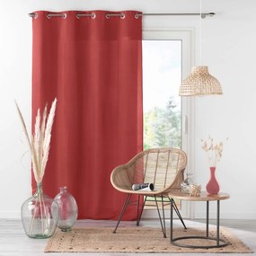 Draperie roșie din microfibră 140x260 cm Absolu – douceur d'intérieur