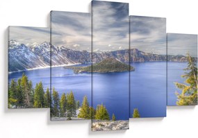 Tablou lacul montan (150x105 cm)