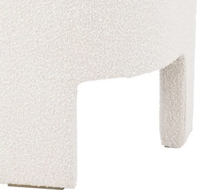 Scaun design LUX Pebbles boucle crem 115090 HZ