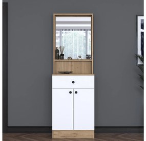 Mobilier hol Pixie 6 (nuc + alb) (cu oglindă). 1102445