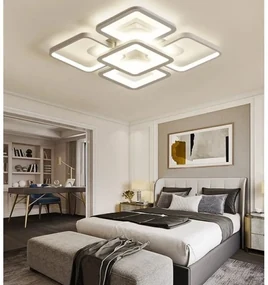 Lustra LED Cu Telecomanda, Lumina Rece Calda, Intensitate Reglabila Elit's Esnk20-5r, 90w