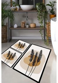 Covorașe de baie maro 3 buc. 60x100 cm Day Sunrise – Foutastic