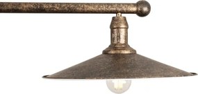 BRILAGI - Lustră cu tijă FORGE 3xE27/60W/230V cupru/patină