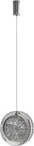 Pendul LED design decorativ EUFORIA 16 crom