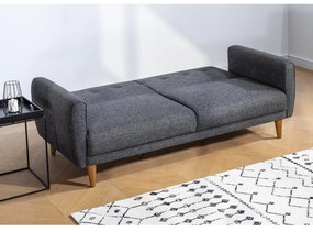 Canapea extensibilă cu 3 locuri Aria-Dark Grey Gri inchis