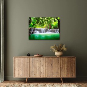 Tablou - cascada din Kanchanaburi, Thailanda (70x50 cm)