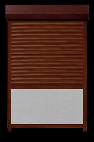Rulou Exterior Aluminiu Mahon cu Plasă Insecte – Acționare Manuală