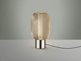 Veioza LED design modern Micron crom/auriu