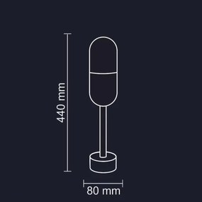 Lampă de exterior HORTEN 1xE27/10W/230V IP44 44 cm