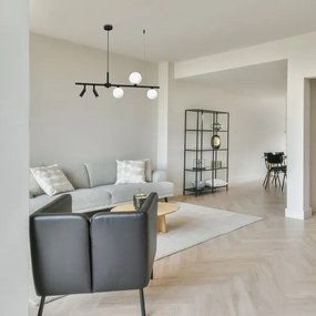 Lustră pe cablu SIRIO 5xG9/25W/230V neagră