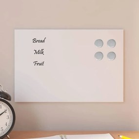 vidaXL Tablă magnetică de perete, negru, 30x20 cm, sticlă securizată