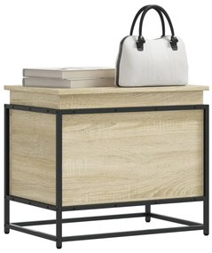 vidaXL Cutie depozitare stejar sonoma 60x40x51,5 cm lemn prelucrat